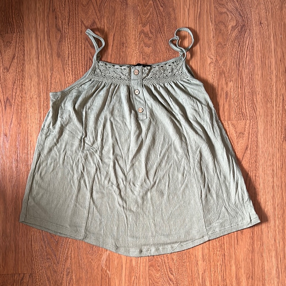 Army Green Tank Top